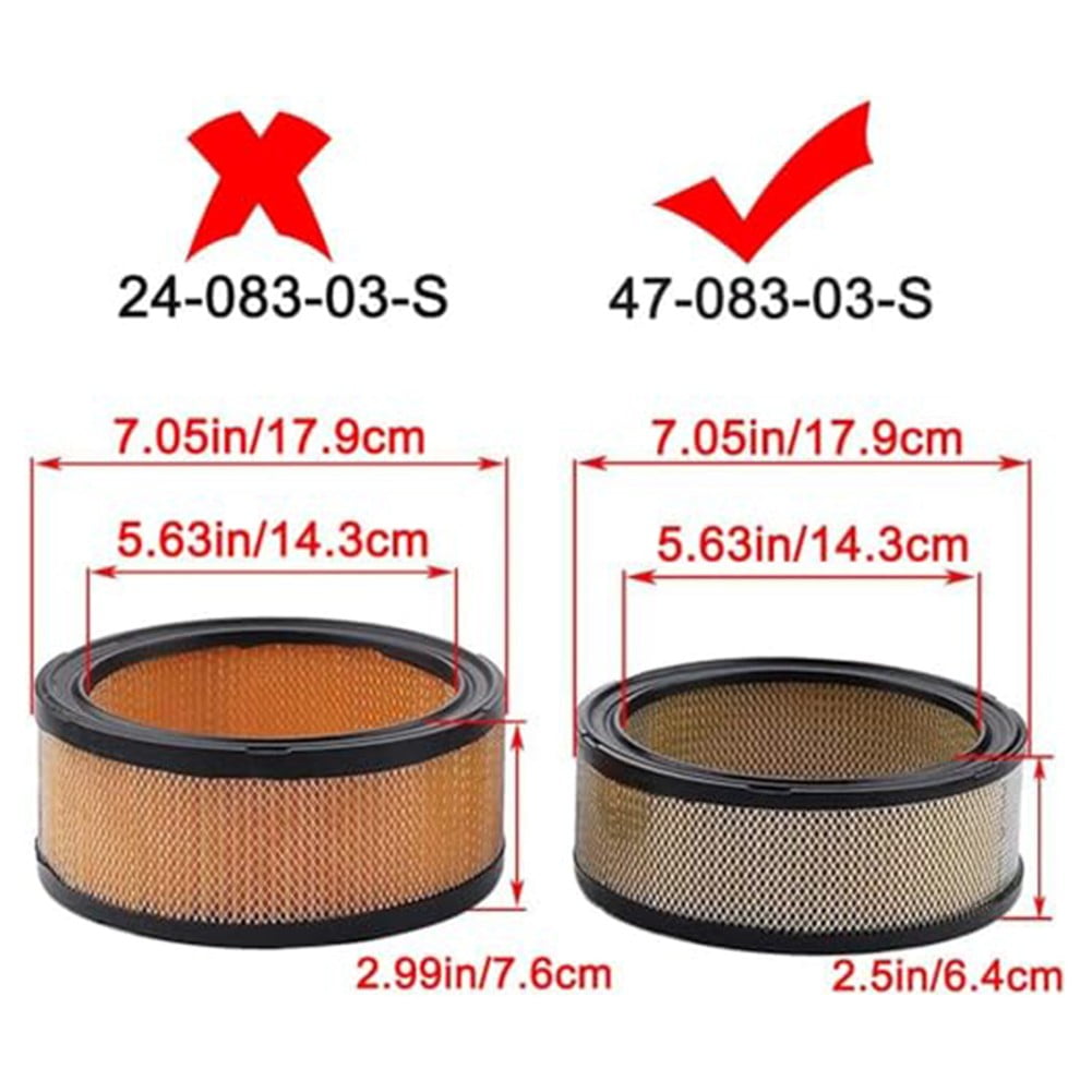Outlier 47083 03-S Air Filter 24 393 16-S Fuel Pump for K CH18 CH20-CH25 CV1-CV23 Engine, Lawn Mower Parts & Accessories