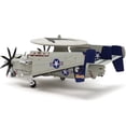thumbnail image 2 of CSYANXING Diecast E 2C Hawkeye US Navy Aircraft VAW 117 Model 1/144 Scale Alloy Airborne Early Warning Collectible Gift, 2 of 10