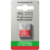 Winsor & Newton Professional Watercolor, Half Pan, Cadmium-Free Red