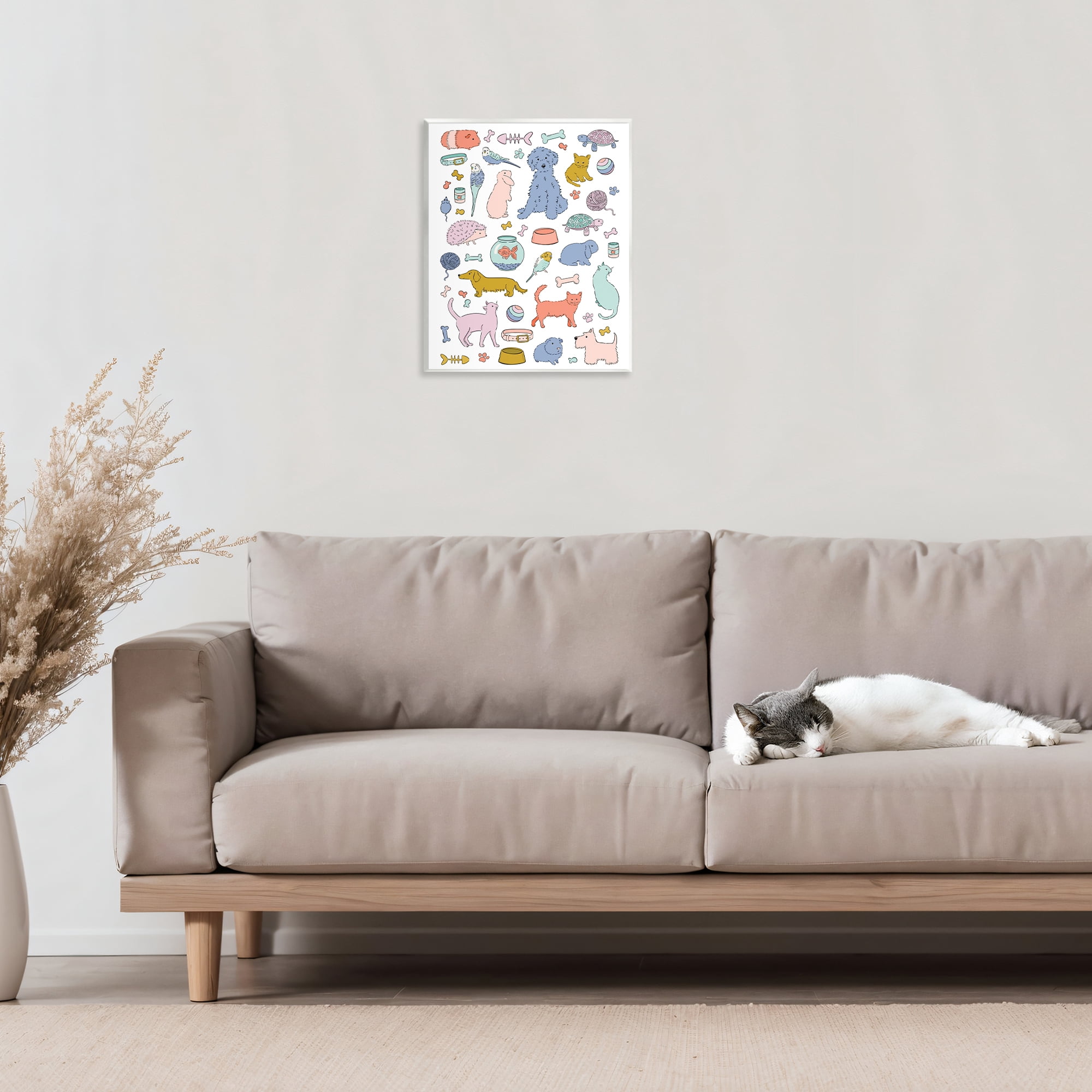 Stupell Industries Pet Shop Menagerie Wall Plaque Art, design by Bethany Sandoval