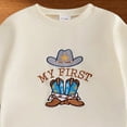 thumbnail image 7 of UAYOTSE Baby Boys 2 Piece Outfit Cowboy Embroidery Sweatshirt Jogger Pants Toddler Fall Set Size 12-18 Months, 7 of 7