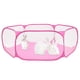 thumbnail image 1 of ODOMY Carpa Plegable Impermeable para Piscina de Bolas Oceánicas, Piscina de Play para Interiores y Exteriores, Jaula Pequeña para Animales Rosa, 1 of 16