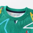 thumbnail image 5 of Toddler Boys Clothes 2-Piece Short Sleeve Cartoon Prints T Shirt Tops and Shorts Child Outfits Sets Size 18-24 Months ,Green, 5 of 8