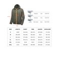 thumbnail image 3 of Little Donkey Andy Men's Waterproof Rain Jacket, Lightweight Windproof Outdoor Shell with Hood for Hiking Travel Golf Type A Rain Army Green L, 3 of 7