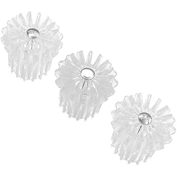 Tub and Shower 3 Piece Faucet Marquis Handles Replacement for Price Pfister Systems, 12 Point Broach, 3 Piece Set of Hot, Cold, Diverter, Clear Acrylic$$Tools & Hardware Other