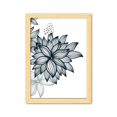 thumbnail image 1 of Cuadro de madera decorativa Unbranded A4 con arte de Plantas de flor, 1 of 3