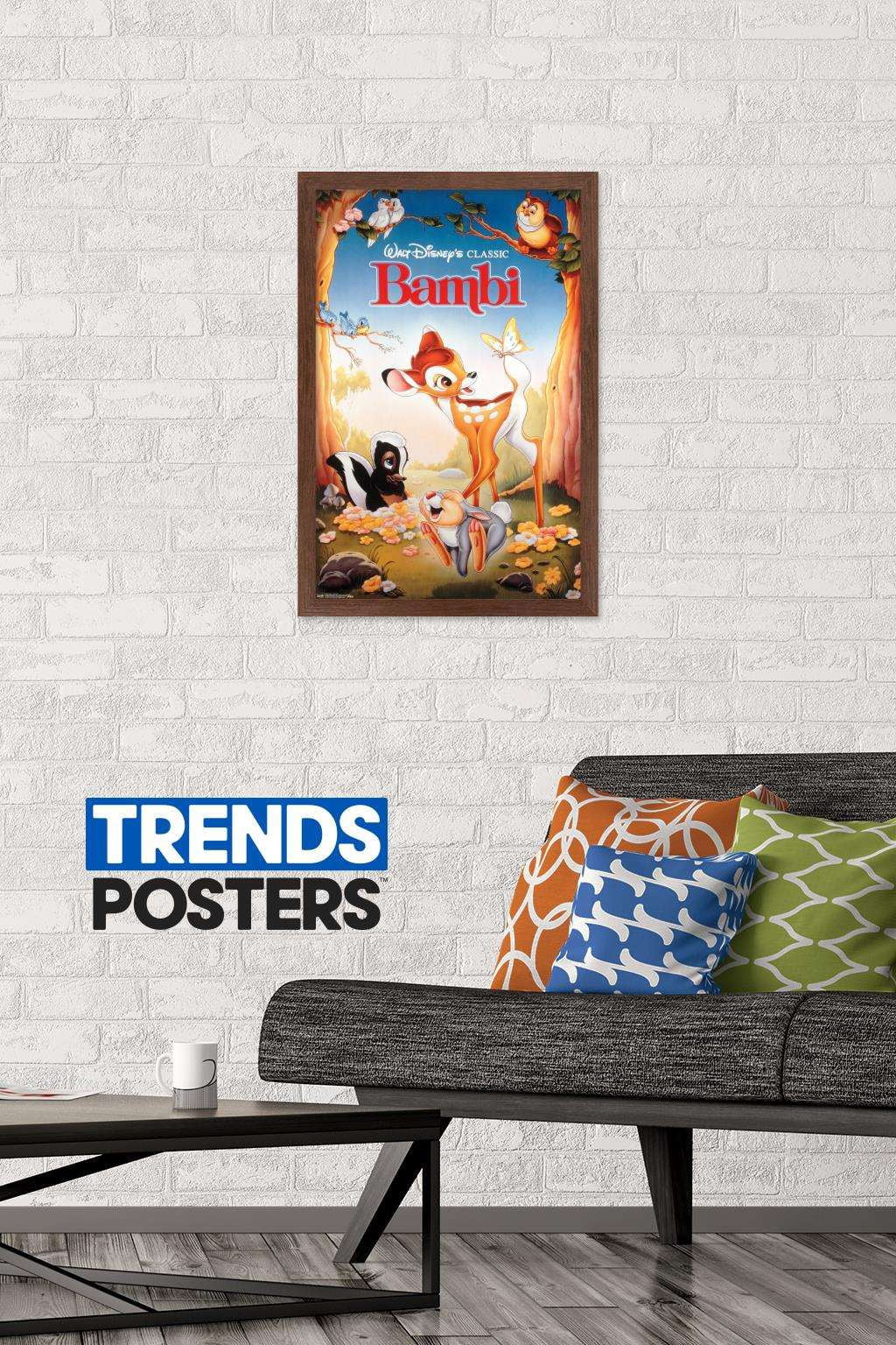 Disney Bambi - One Sheet Wall Poster, 14.725" x 22.375", Framed