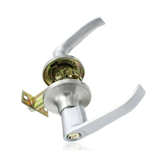 DEBGFS Door Handle Lock  Zinc Alloy Knobs Front Doors Entrance Keyed Locks Home Use for Bedroom Living Room 30-50mm