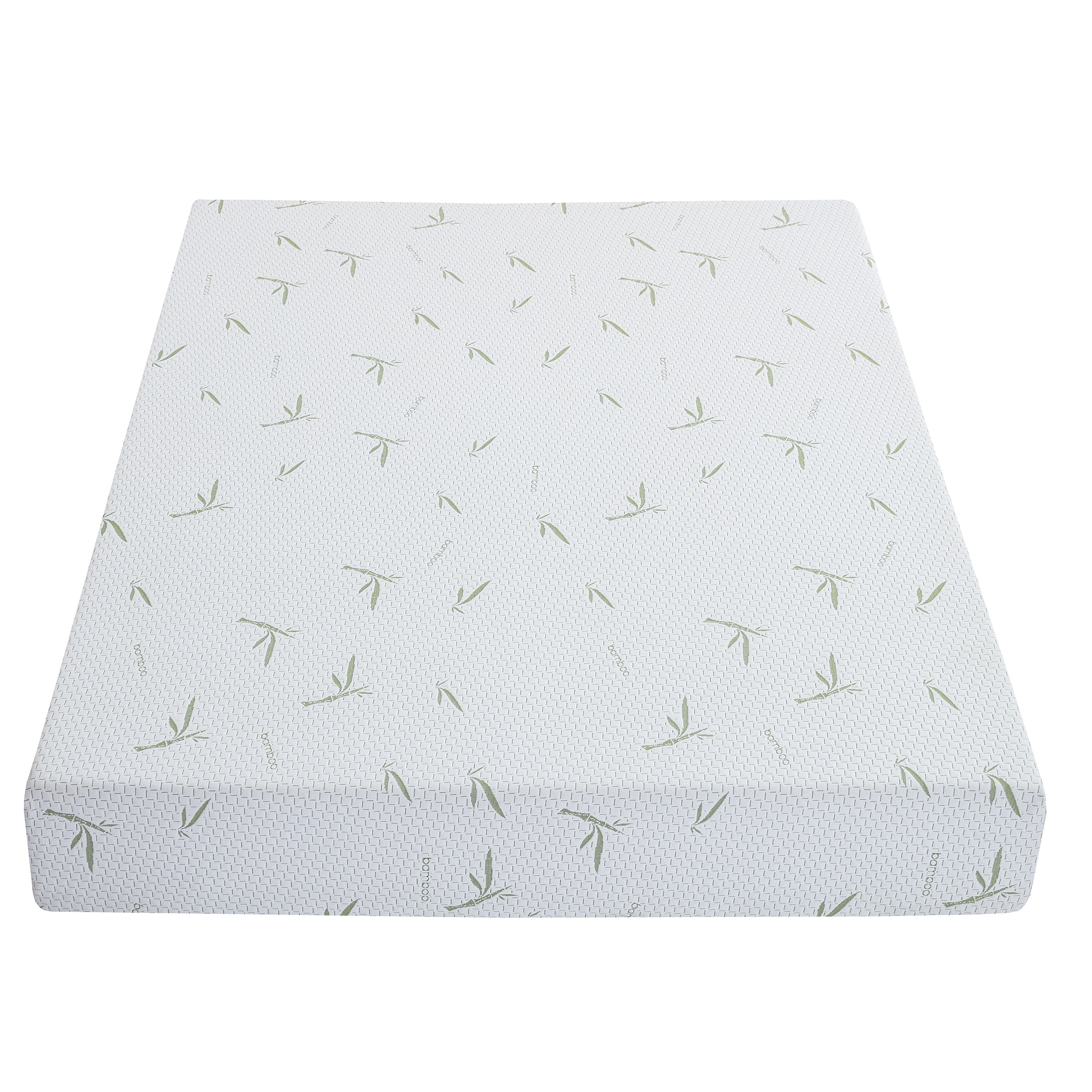 PORKISS 10 Inch Memory Foam California King Mattress Cooling Gel Bamboo Cover,84.0"L x 72.0"W x 10.0"H, White