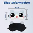 thumbnail image 2 of 6 Pcs Cute Cat Silk Eye Mask for Sleeping Women,Silk Sleep Masks for Women,Slip Silk Sleep Mask, 2 of 4