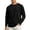 Black-B#4076JJ, variant on Sweatshirt Men Raglan Crew Neck Mens Long Sleeve Tee Shirts Casual Basic Solid Color Lightweight Pullover Men Black L