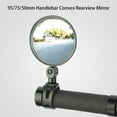 thumbnail image 6 of Soumake Rearview Mirror Wide Vision Stable Strap Multiple Angles Rotation Back Sights Acrylic 95/75/50Mm Handlebar Convex Rearview Mirror Cycling Accessories, 6 of 7