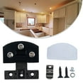 thumbnail image 1 of Glass Door Hinge Cupboard Display Cabinet Gate Clamp Furniture Hardware, 1 of 9