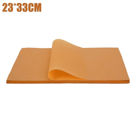 Unbleached Parchment Paper Baking Sheets, 50 Pack Precut Non-Stick Paper for Oven, Air Fryer, Grilling & Steaming, Natural Dense & Reusable (9x13 Inch Sizes)