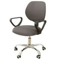 thumbnail image 1 of Moonsaad Stretch Office Computer Rotating Chair Split Cover, Spandex Seat Cover Chair Protector Slipcover, 1 of 7