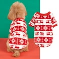 thumbnail image 2 of TELOLY Dog Sweater,Stylish Ribbed Collar Dog Surgery Suit,Fluffy Plush Surface Dog Clothes,L, 2 of 4