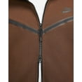 thumbnail image 5 of Men's Nike Sportswear Cacao Wow/Black Tech Fleece Full-Zip Hoodie - XS, 5 of 7