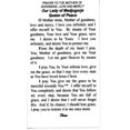 thumbnail image 2 of Our Lady of Medjugorje holy card - laminated - Pack of 25, 2 of 2