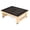 Light Wood-5.5 Inch, variant on One Step Stool For Adults Seniors With Non-slip Rubber Stepping Surface  Heavy Duty Wooden 450 Lbs Capacity Bed Steps High Beds Bathroom Bedroom Kitchen & Bedside Support