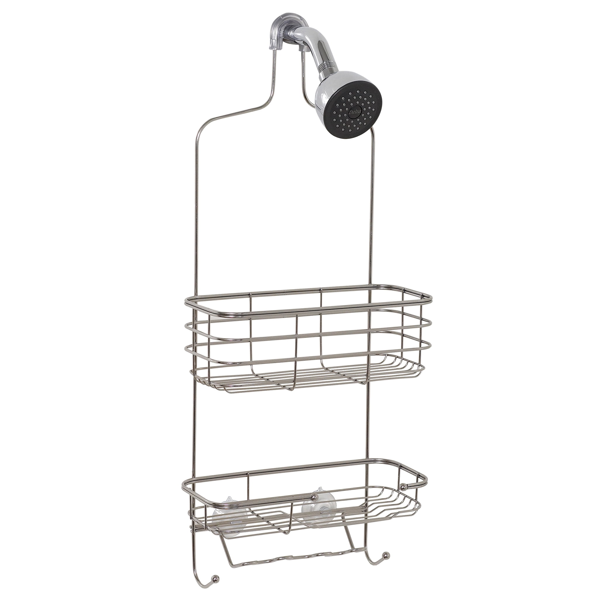 Zenith Stainless Steel Shower Caddy with 2 Shelves, Zenna Home Premium ...