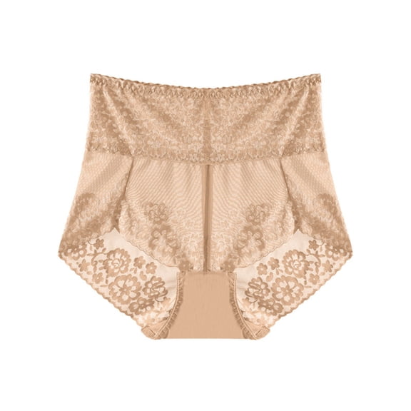 ibuvkizy Panties for Women Large Size High Waist Sexy Lace Ultra-Thin Breathable Mesh Butt Lifting and Control Panties,Women Panties,Womens Underwear