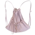 thumbnail image 1 of Unisex Casual Backpack Fashion Drawstring Soft Laptop Book Daily Use (Pink), 1 of 9
