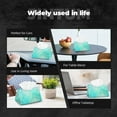 thumbnail image 7 of Cauagu Cyan Mint Marble for Large Tissue Box Cover Rectangular–Plus Size Rectangle Tissue Box Holder Long Tissue Holder for Bathroom/Car/Office Decor 7.9X4.9X4.9'', 7 of 7
