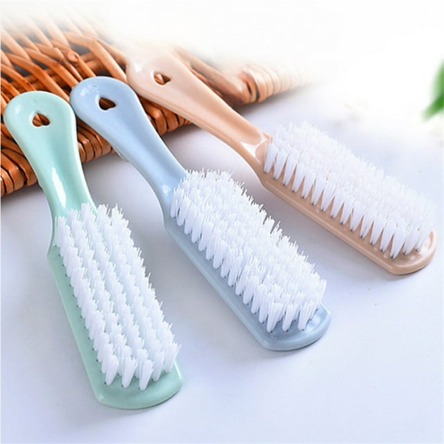 Fiudx Cepillo de Ropa de Cerdas Suaves para Limpiar Zapatos, Multifuncional, Antirayaduras, Versátil para Juntas y Azulejos, Agarre Cómodo, Tamaño 17 X 8,5 X 3,5 Cm.