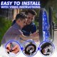 thumbnail image 3 of ¡Paquete azul de 4 neumáticos con luz LED para rueda de bicicleta con baterías incluidas! Obtenga 100% más brillo y visibilidad desde todos los ángulos para máxima seguridad, 3 of 5