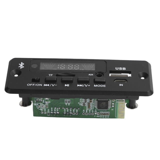 Tablero de decodificador mp3 de Automóvil, placa de decodificación sen pérdida de wav súper digital, reproductor de decodificación mp3 con fm radio 5v o fuente de