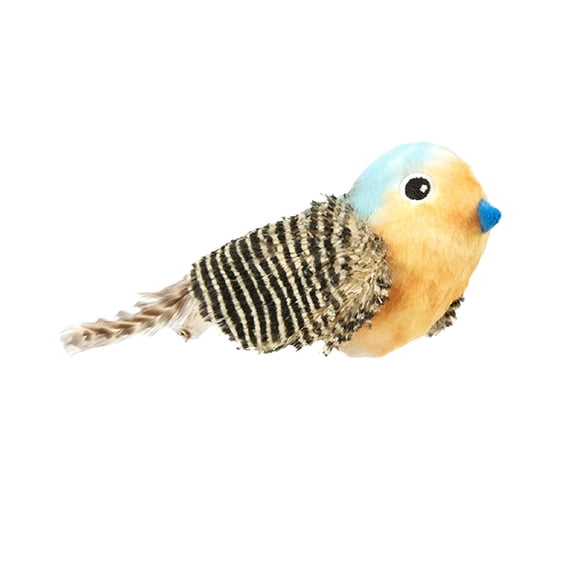 BESTSKY Cat Toys Chirping Birds with Catnip SilverVine, Interactive Cat Kicker