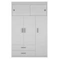 thumbnail image 1 of FM Furniture Armoire de Chambre Spacieuse Moderne en Bois Jakarta Blanc, 1 of 8