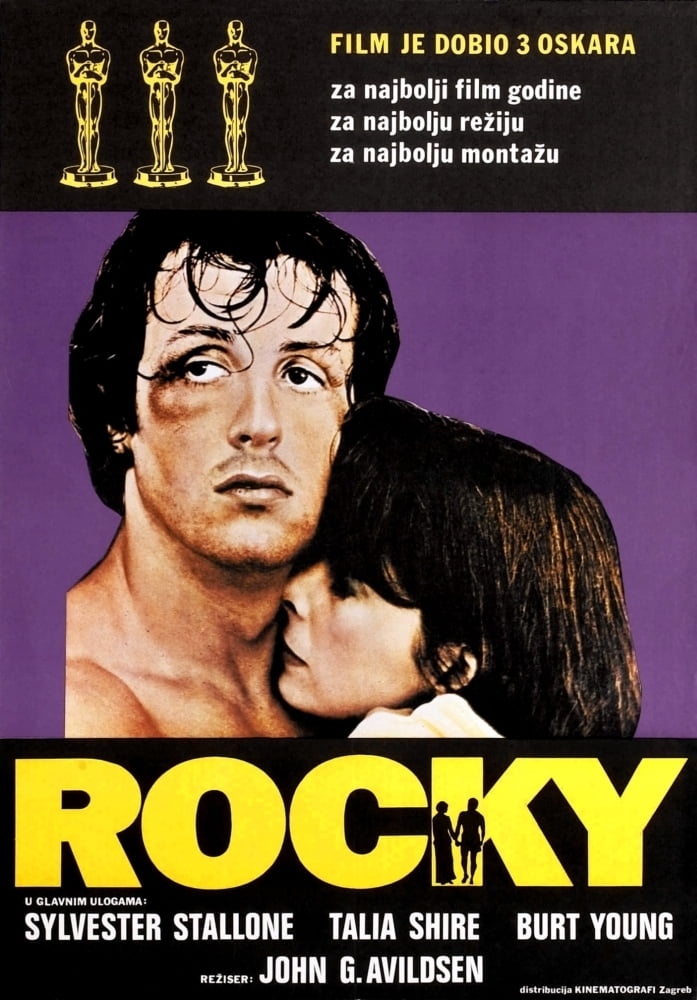 Rocky (From Left) Sylvester Stallone Talia Shire