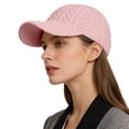thumbnail image 6 of CYSFASHION Baseball Cap for Men Cotton Sun Visor Casual Fleece Soft Cold Weather Women's Hats & Caps Pink, 6 of 7