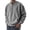 156#Gray, variant on Baggy Sweatshirt Men Quarter Zipper Sweatshirt No Hood Man Lightweight 3/4 Zip Pullover Long Sleeve Vintage Sweaters Purple 3XL