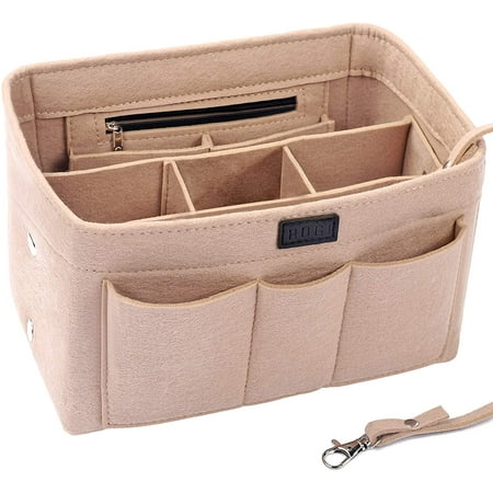 Vonter Purse Organizer Insert Bag Organizer, Bag in Bag, Perfect for Speedy Neverfull and More,Felt Purse Insert Bag, Base Shaper,Tote Organizer