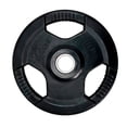 thumbnail image 1 of Par de Discos Olímpicos Tayga Rubber 3 Agarres 22 LB, 1 of 3