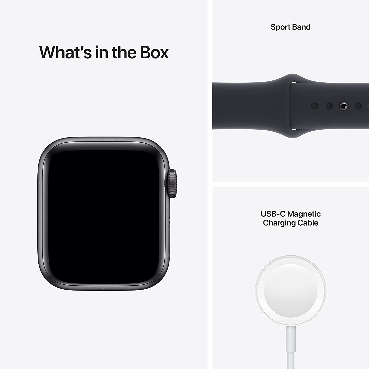 Brand New Apple Watch SE GPS, 40mm Space Gray Aluminum Case with