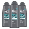 thumbnail image 1 of DOVE MEN + CARE 2 in 1 Shampoo Conditioner For Healthy-Looking Hair Eucalyptus + Birch Naturally Derived Plant Based Cleansers, 20.4 Fl Oz (Pack of 3), 1 of 12