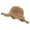 Z34-Khaki, variant on XINPING Women's Straw Sun Hat, Elegant Wide Brim UV Protection Beach Vacation Hat with Pearl Detail and Wavy Brim for Summer Activities
