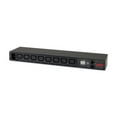 thumbnail image 1 of APC Metered Rack PDU AP7821B - Power distribution unit (rack-mountable) - AC 100-240 V - Ethernet 10/100 - input: IEC 60320 C20 - output connectors: 8 (power IEC 60320 C13) - 1U - 8 ft cord - for P/N: SMTL1000RMI2UC, SMX1000C, SMX1500RM2UC, SMX1500RM2UCNC, SMX750C, SMX750CNC, 1 of 4