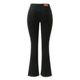 thumbnail image 4 of Vedolay Women Jeans Jeans for Women High Waisted Ripped Stretchy Bell Bottom Jeans,Black L, 4 of 5