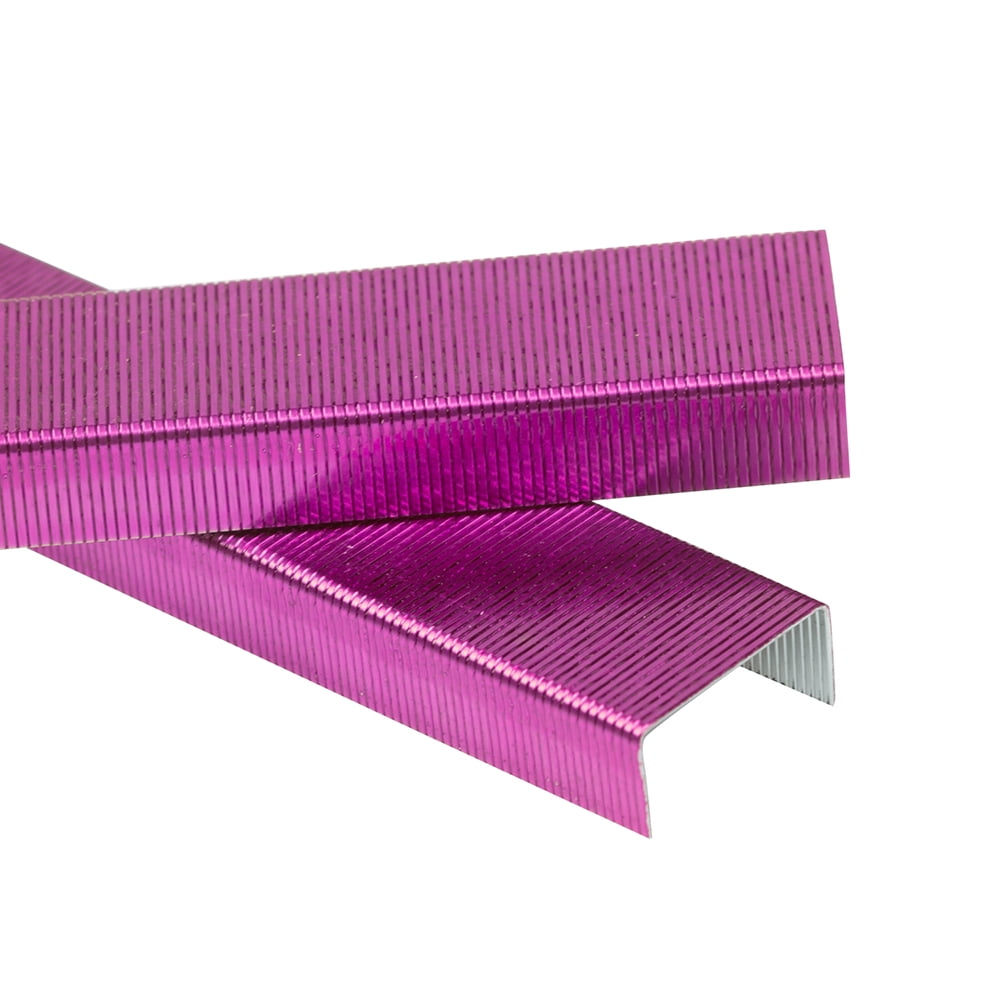 JAM Standard Colorful Staples, Pink, 5000/Box