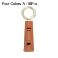 thumbnail image 1 of POINTERTECK Wine Bottle Light 10Pcs/Set LED Creative Lipstick Shape Wine Bottle Light Christmas Style Beautiful ABS Wine Plug Light for Party, 1 of 6