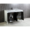 thumbnail image 4 of Fine Fixtures Imperial Collection 48" Single Bathroom Vanity Cabinet Set, Gray and White, 4 of 8