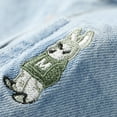 thumbnail image 4 of ClodeEU Women Denim Shirts,Oversized Long Sleeve Denim Coat,Button Down Blouse，Casual Top Shackets Light Blue,Womens Plus L, 4 of 8