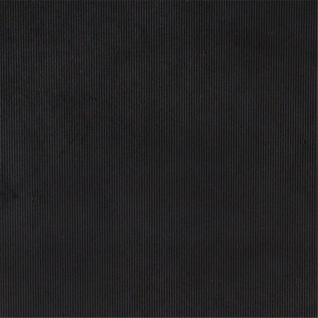 Designer Fabrics C184 54 in. Wide Black Thin Solid Corduroy Striped Upholstery Velvet