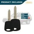 thumbnail image 5 of AKS KEYS New Uncut Chipped Transponder Key Fits for Ford 4D60 Chip H74-PT H86-PT (2 Pack), 5 of 5