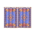 thumbnail image 1 of RYLABLUE Magic Carpet Window Curtain Window Treatments Kitchen Curtains 26x39 inches, 2 Pieces, 1 of 3
