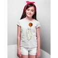 thumbnail image 2 of Ghost With Balloon Pumpkin Halloween Outfit Shirt Youth T-shirt, L, White, 2 of 6